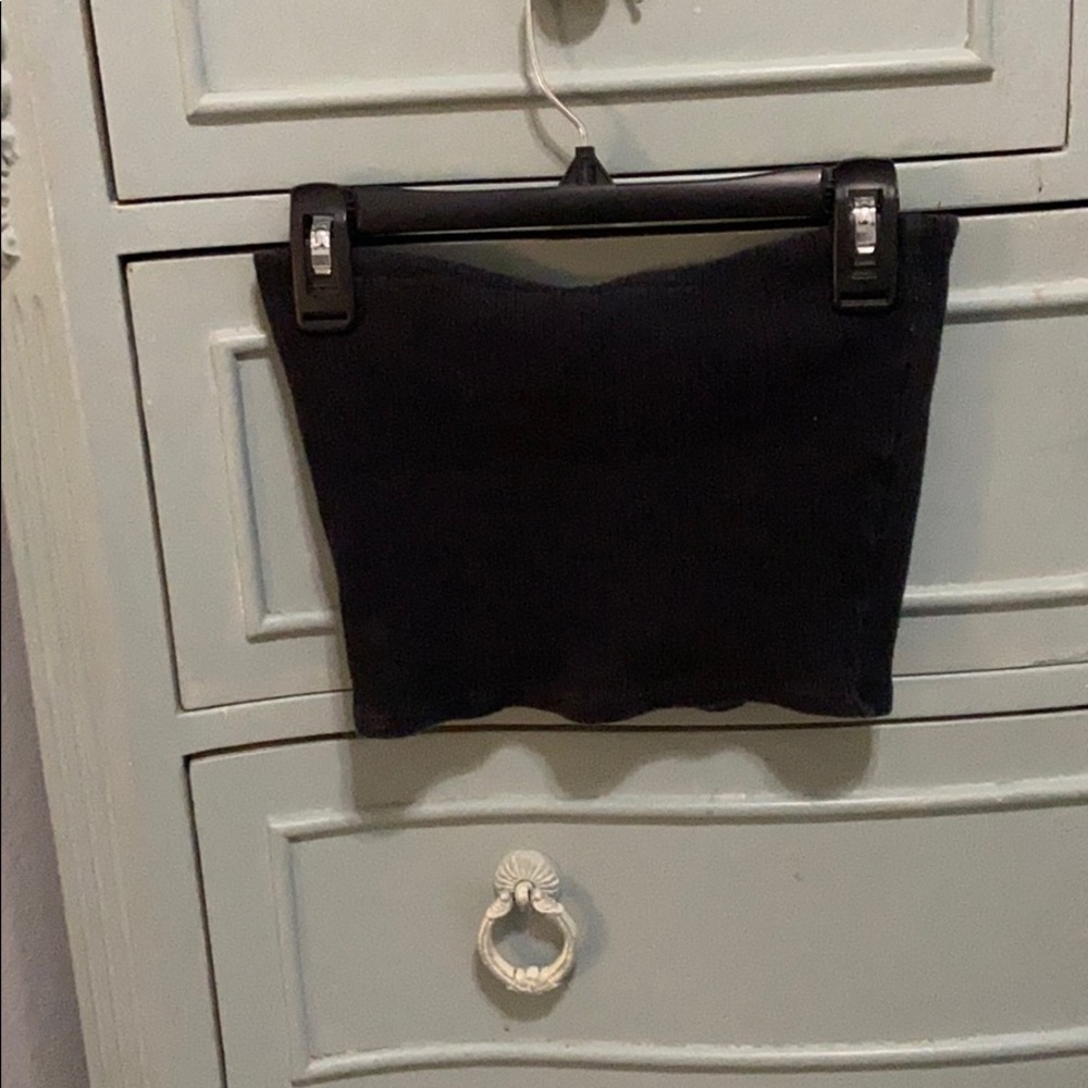 black tube top from urban outfitters